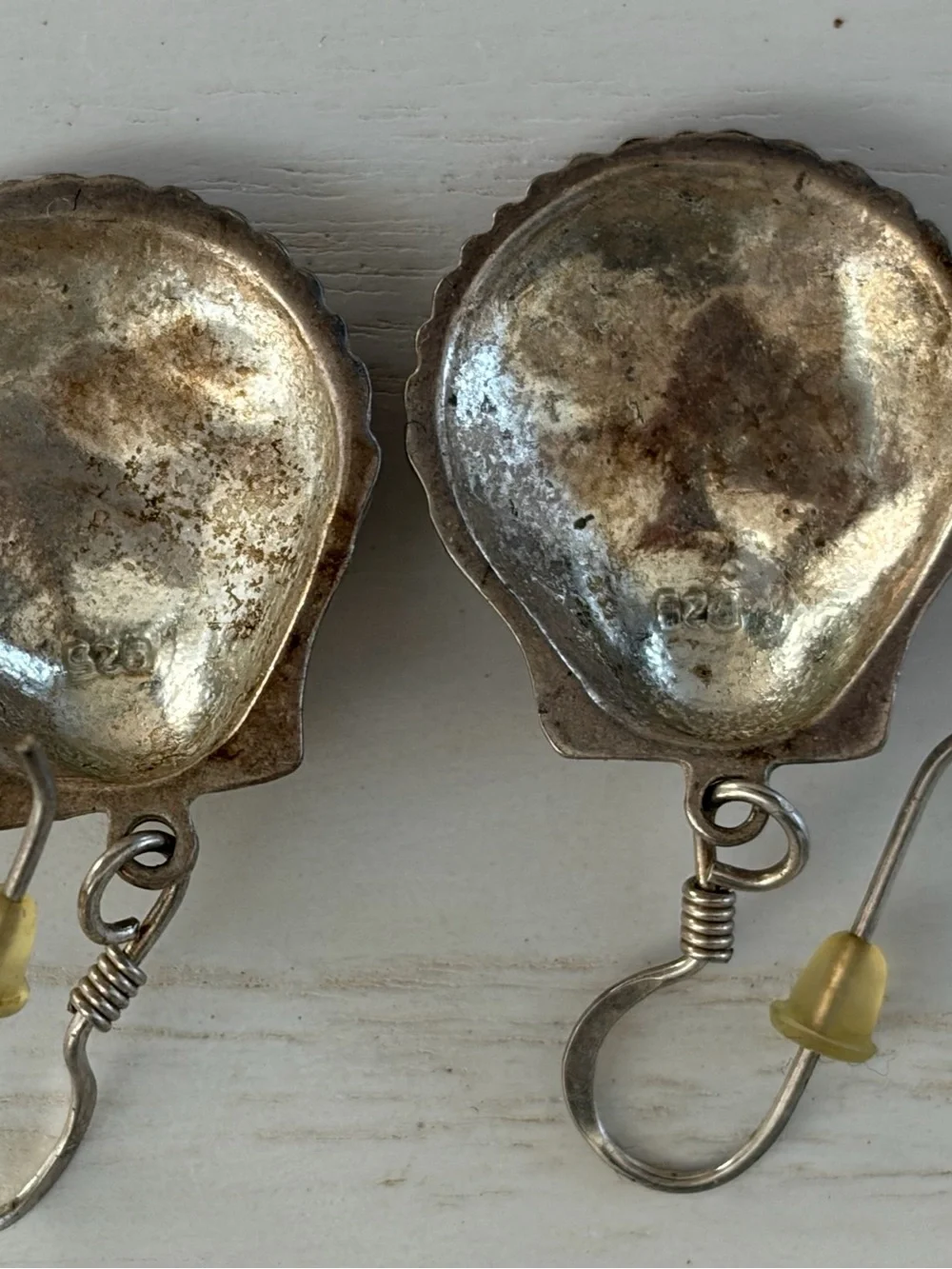 Silver Shell Drop Earrings - Coastal-Inspired Women's Jewelry